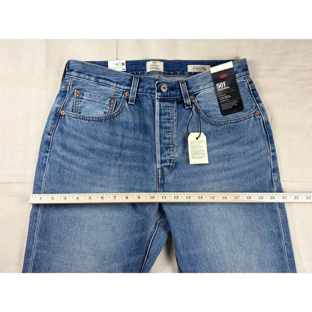 Levi’s Big E 501 Selvedge Jeans Women’s 31x30 High Rise Straight NWT - Picture 11 of 13